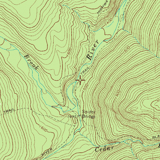 Topographic Map of Cypress Brook, NH