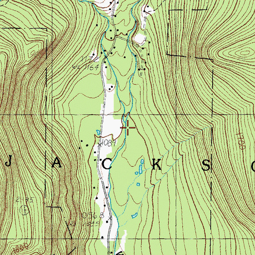 Topographic Map of Marsh Brook, NH
