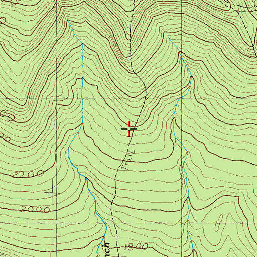 Topographic Map of McCrills Trail, NH