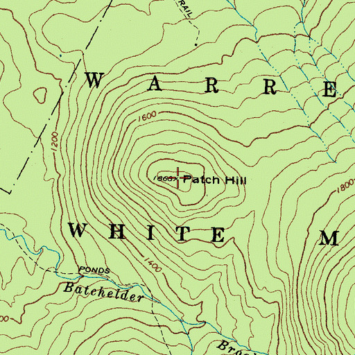 Topographic Map of Patch Hill, NH