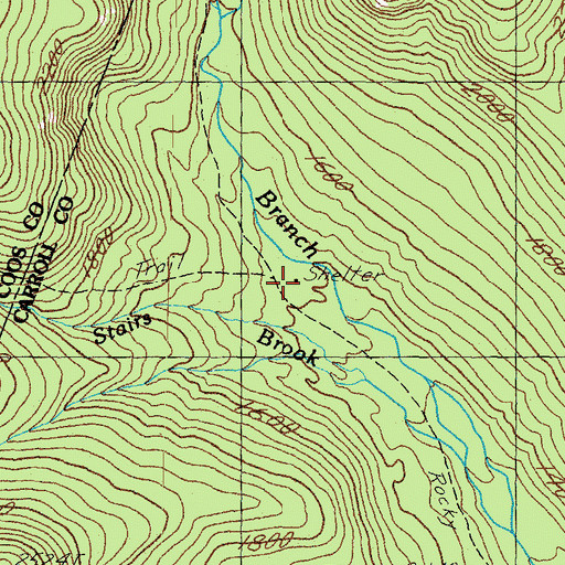 Topographic Map of Shelter Number One, NH