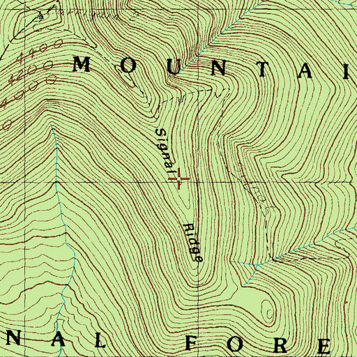 Topographic Map of Signal Ridge, NH