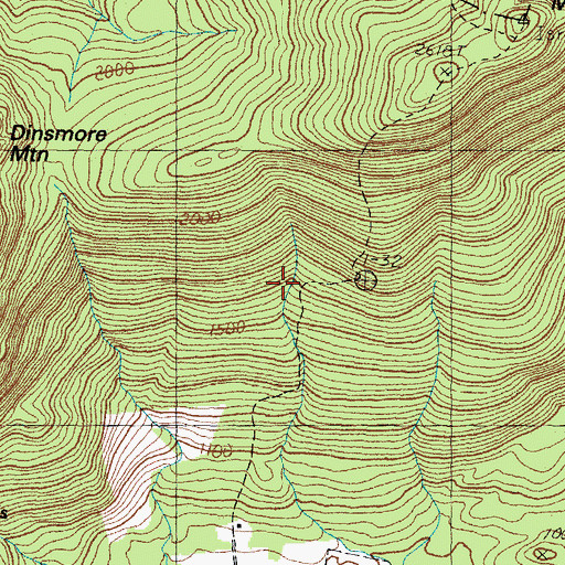 Topographic Map of Wentworth Trail, NH