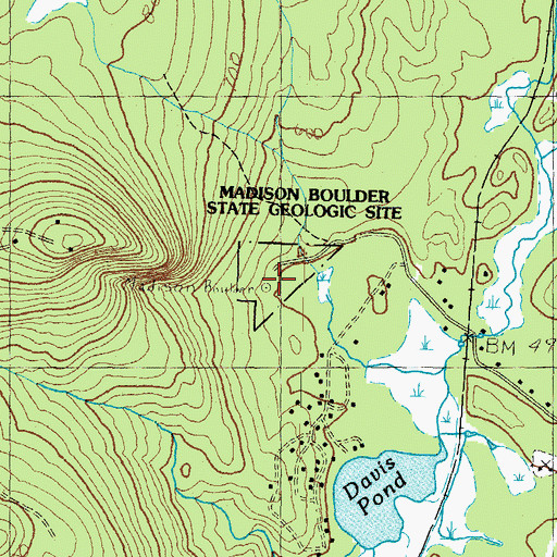 Madison Boulder State Geologic Site, NH