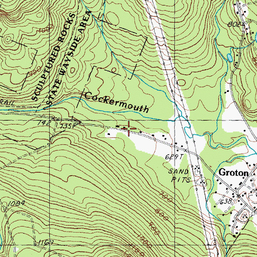 Topographic Map of School Number 9, NH