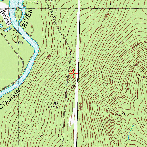 Topographic Map of Town of Errol, NH