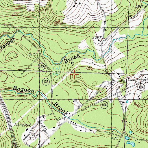 Topographic Map of Town of New Hampton, NH