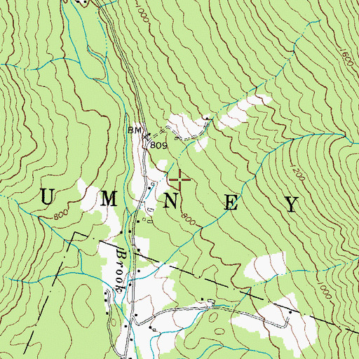 Topographic Map of Town of Rumney, NH