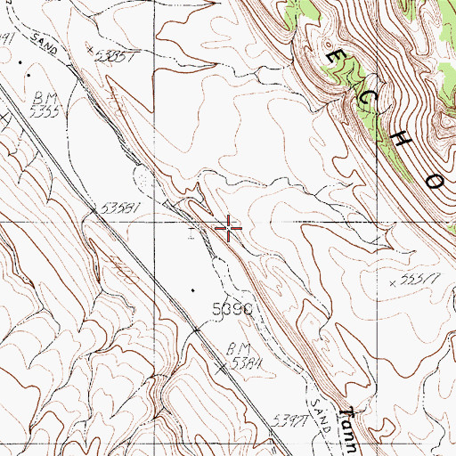 Topographic Map of North Red Hill, AZ