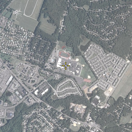 Aerial/Satellite Image of Eastern High School, NJ