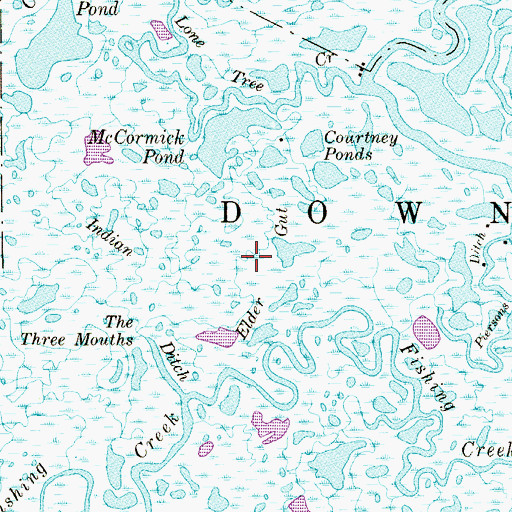 Topographic Map of Elder Gut, NJ