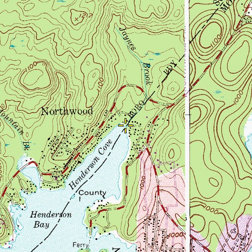 Topographic Map of Jayness Brook, NJ