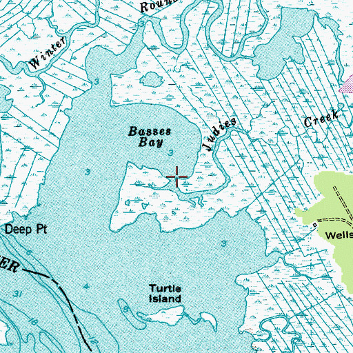 Topographic Map of Judies Creek, NJ