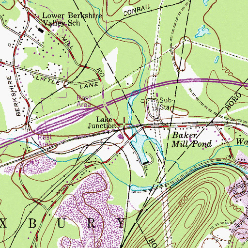 Topographic Map of Lake Junction, NJ