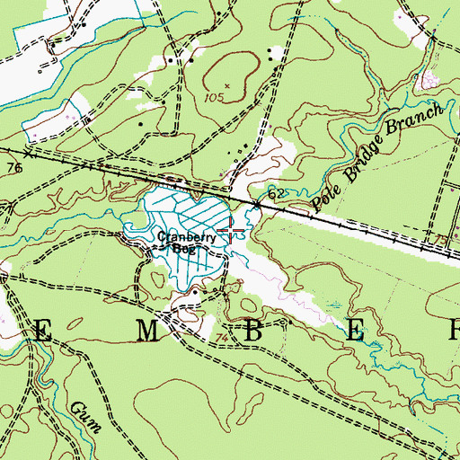 Topographic Map of Mount Misery Brook, NJ
