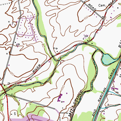 Topographic Map of Pike Run, NJ