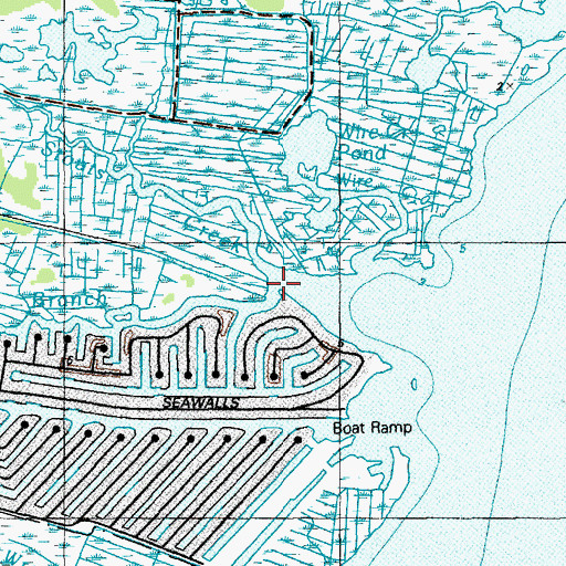 Topographic Map of South Branch Stouts Creek, NJ
