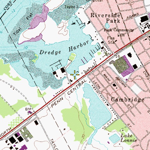 Topographic Map of Swede Run, NJ
