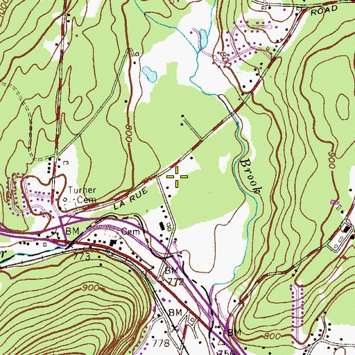 Topographic Map of Union Valley, NJ