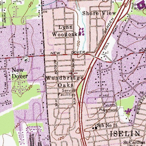 Topographic Map of Sutton-Metro Park (historical), NJ