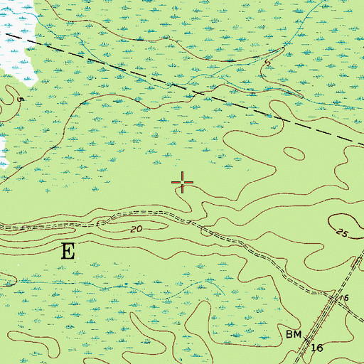 Topographic Map of Beaver Swamp Fish and Wildlife Management Area, NJ