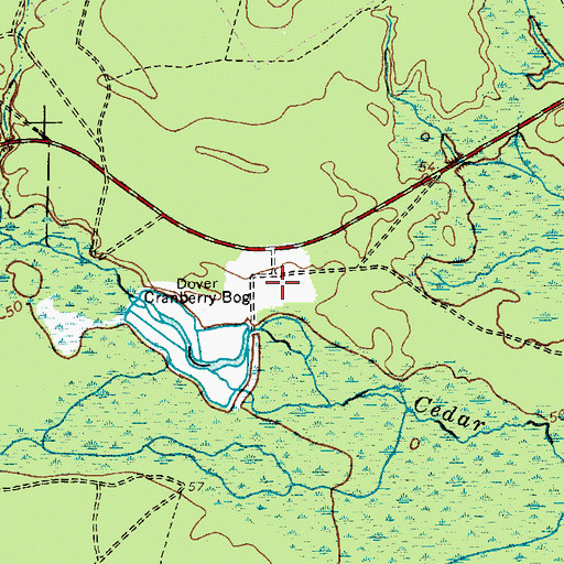 Topographic Map of Dover Forge, NJ