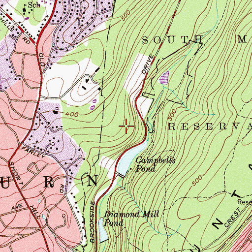 Topographic Map of Hawk Hill, NJ