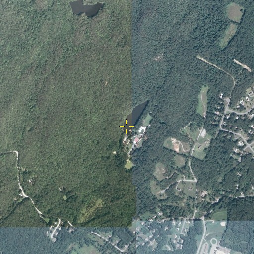 Aerial/Satellite Image of Denton Clark Estate Dam, NJ