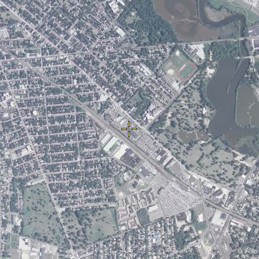 Aerial/Satellite Image of Our Lady of Lourdes Hospital Heliport, NJ