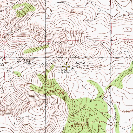 Topographic Map of Antelope Pass, NM