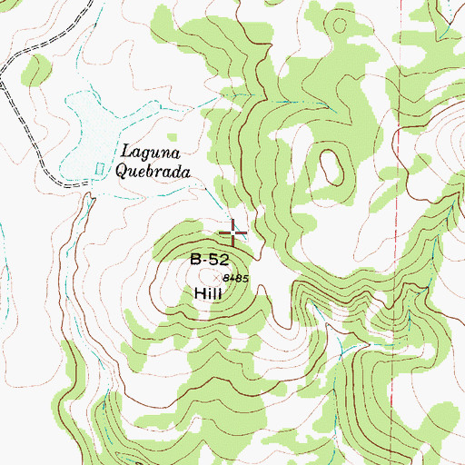 Topographic Map of B-52 Hill, NM