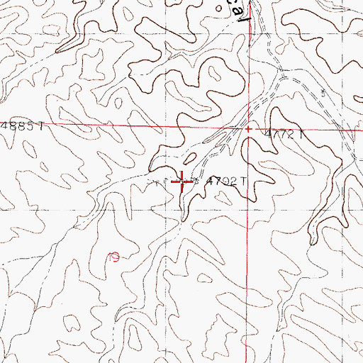 Topographic Map of Caballo Spring Windmill, NM
