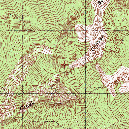 Topographic Map of Chavez Box, NM