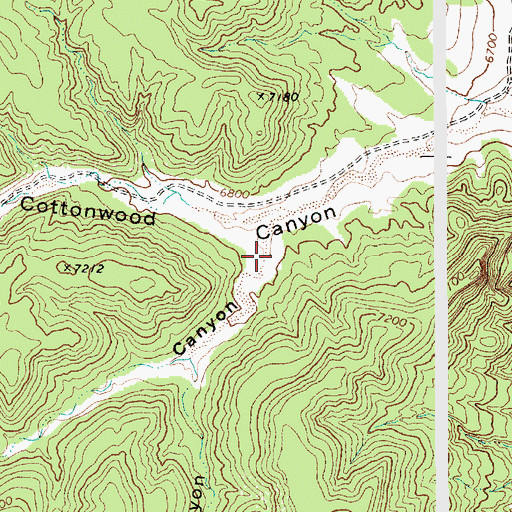 Topographic Map of Chipmunk Canyon, NM