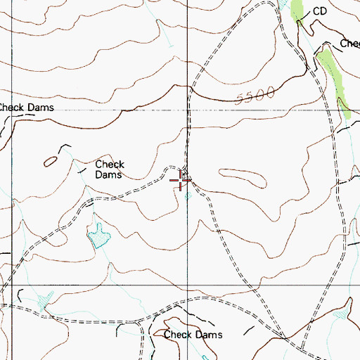 Topographic Map of Chupinas Windmill, NM