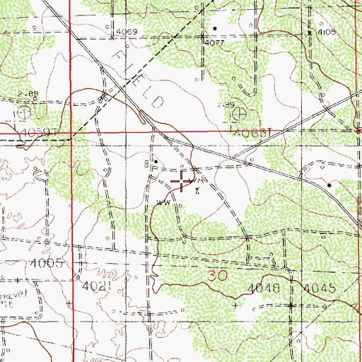 Topographic Map of Cogburn Windmill, NM