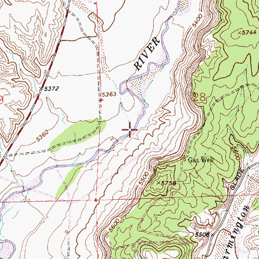 Topographic Map of Connor Arroyo, NM