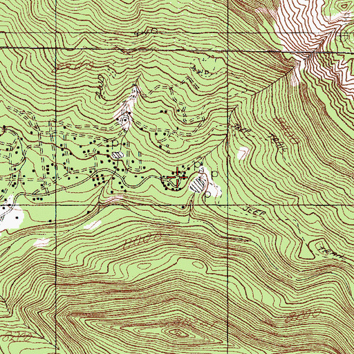 Topographic Map of Corkin Lodge, NM