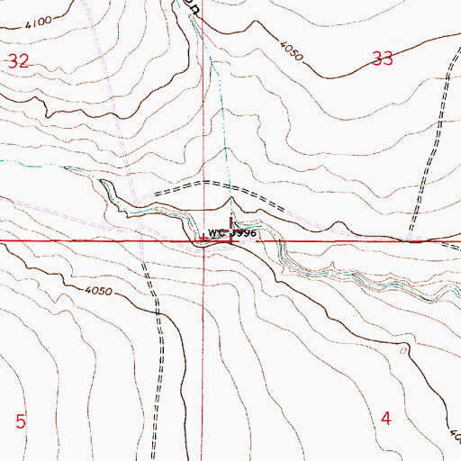Topographic Map of Coyote Canyon, NM