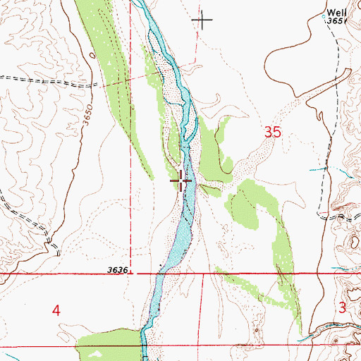 Topographic Map of Crockett Draw, NM
