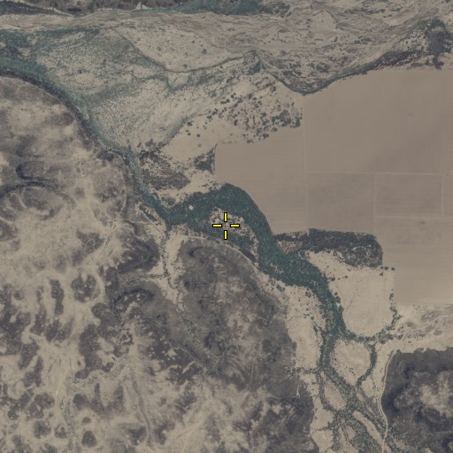 Aerial/Satellite Image of Oatman Flat, AZ