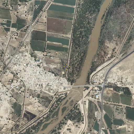 Aerial/Satellite Image of Isleta Riverside Drain, NM