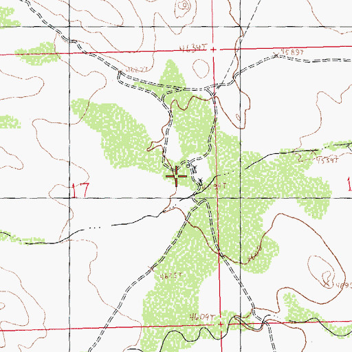 Topographic Map of Conejo Wells, NM