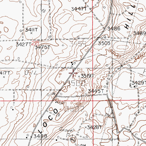 Topographic Map of Loco Hills, NM