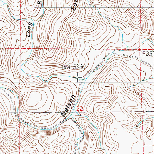 Topographic Map of Long Ridge Canyon, NM