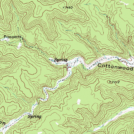 Topographic Map of Mac Dougall Canyon, NM