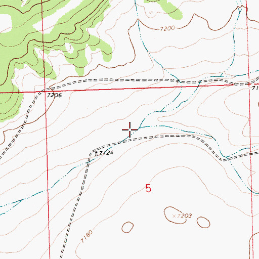 Topographic Map of McAllister Draw, NM