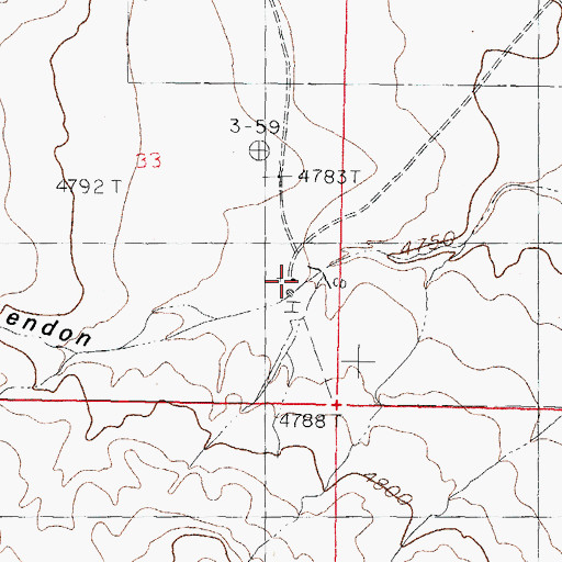 Topographic Map of McLendon Ranch, NM