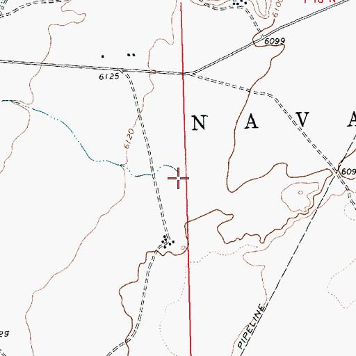 Topographic Map of Muddy Wash, NM