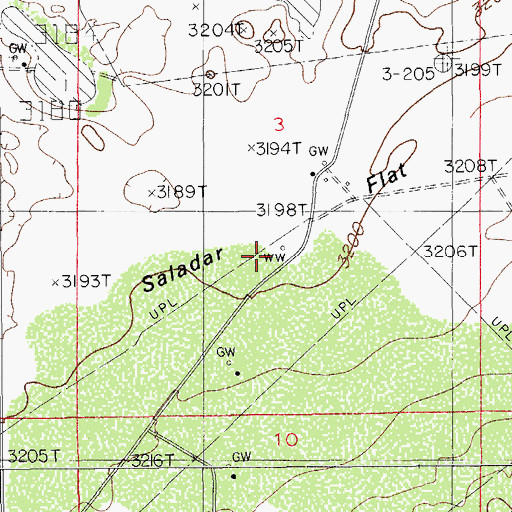 Topographic Map of Murray West Well, NM
